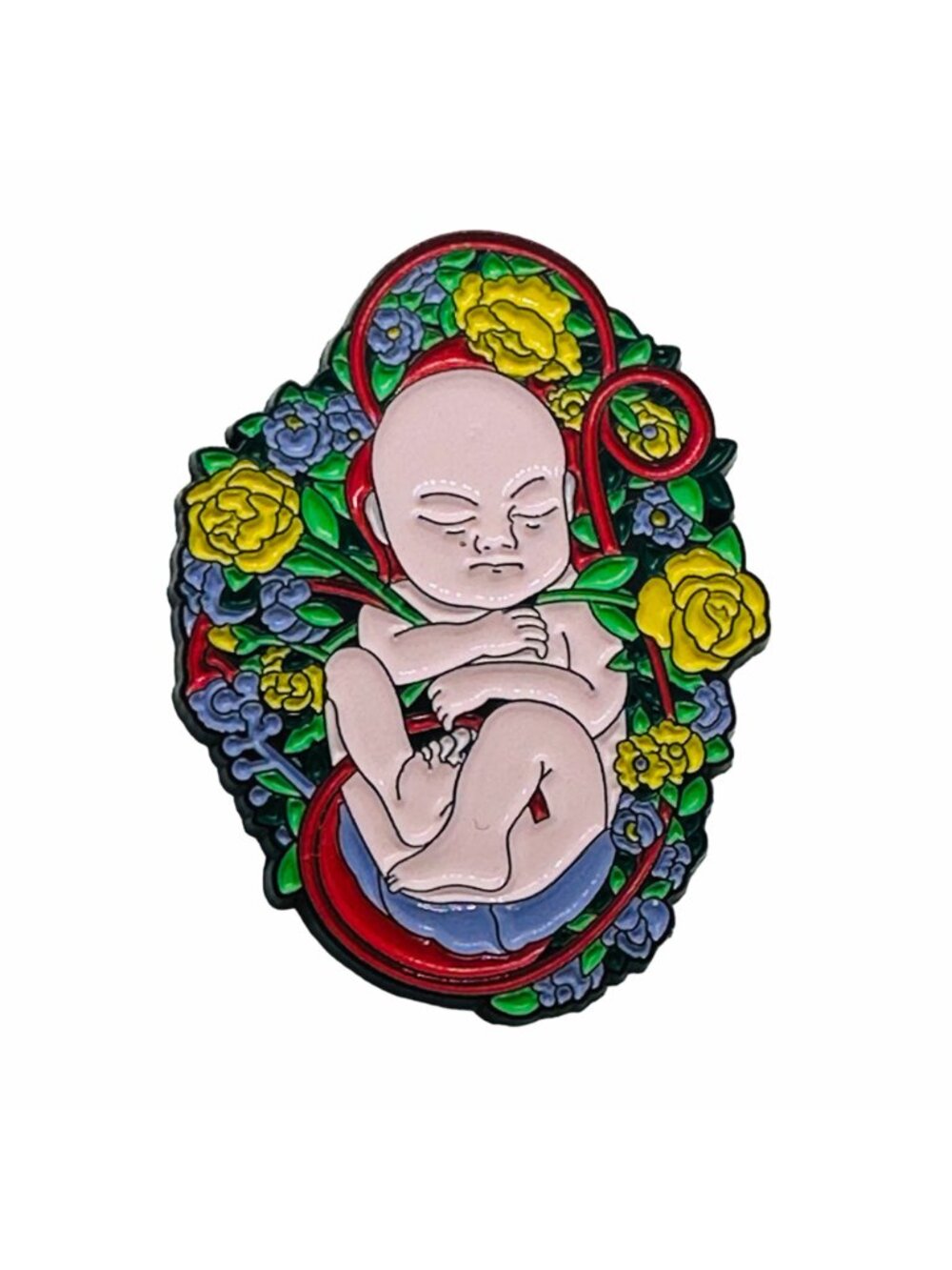 ✨Brooch Jewelry Fetus In The Uterus Pin Enamel Baby Anatomy✨ - Picture 4 of 5